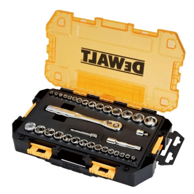 DeWALT Набір головок DeWALT, 1/4", 3/8" кейс, 34шт