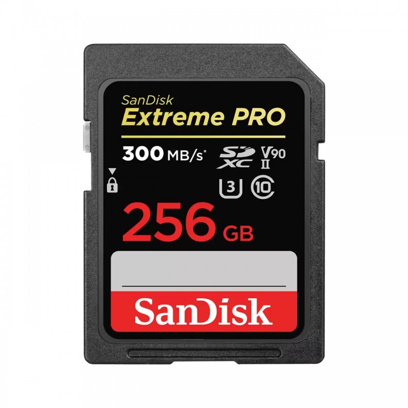SanDisk Карта пам'яті SD 256GB C10 UHS-II U3 V90 R300/W260MB/s Extreme Pro