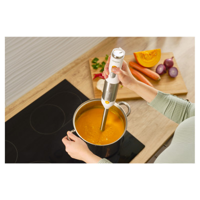 Sencor Блендер заглибний, 1200Вт, 5в1, чаша-800мл, вспінювач молока, білий Sencor Блендер заглибний, 1200Вт, 5в1, чаша-800мл, вспінювач молока, білий