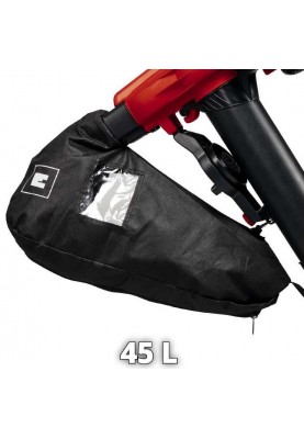 Einhell Пилосос садовий акум GE-LB 36/230 Li E - Solo, 36В, PXC, 8000-14000 об/хв, 700 м3/год, 230 км/год, 45 л