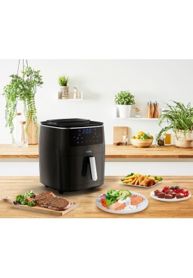 Tefal Мультипіч Easy Fry Grill&Steam, 1430Вт, чаша-6.2л, сенсорне управління, 8 програм, пластик, чорний