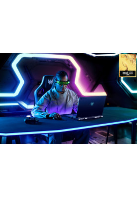 Acer Ноутбук Predator Helios Neo 16 PHN16-72 16" WQXGA, Intel i9-14900HX, 32GB, F1TB, NVD4070-8, Lin, чорний