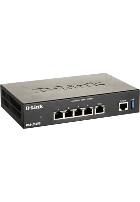 D-Link Мультисервiсний маршрутизатор DSR-250V2 4xGE LAN, 1xGE WAN