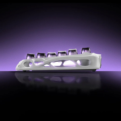 GravaStar Клавіатура механічна Mercury V75 80keys, Magnetic Jade Pro, 8K, USB-A, RGB, Mecha Gray