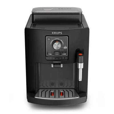 Krups Кавомашина Krups Harmony 1.7л, зерно, ручний капучинатор, мех. керування, авторецептів - 4, свій рецепт, чорний