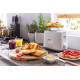 Philips Тостер Daily Collection, 830Вт, пластик, кришка від пилу, білий