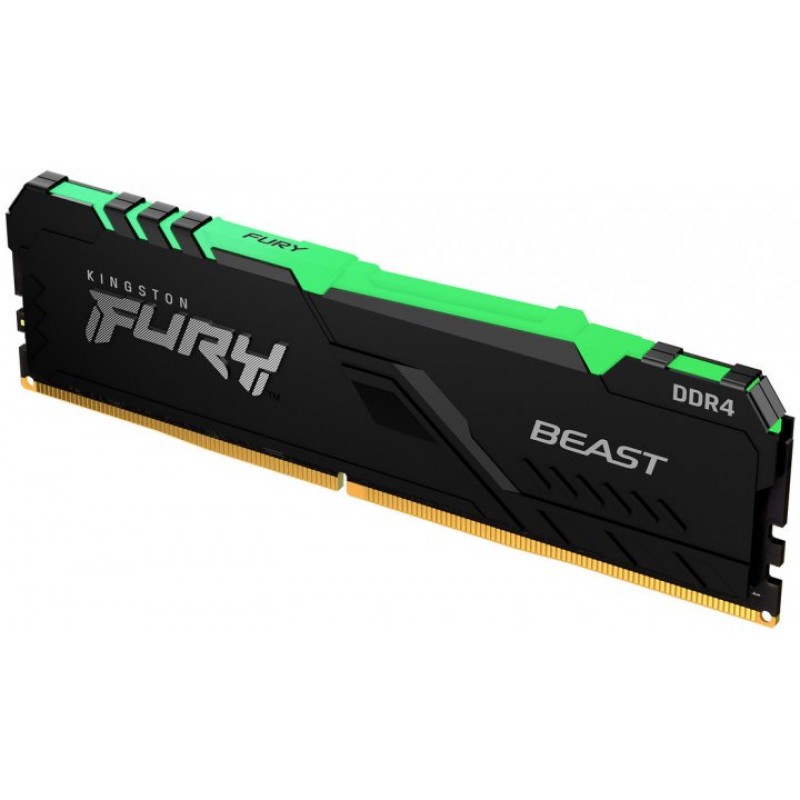 Kingston Пам'ять ПК DDR4 16GB 3200 FURY Beast RGB