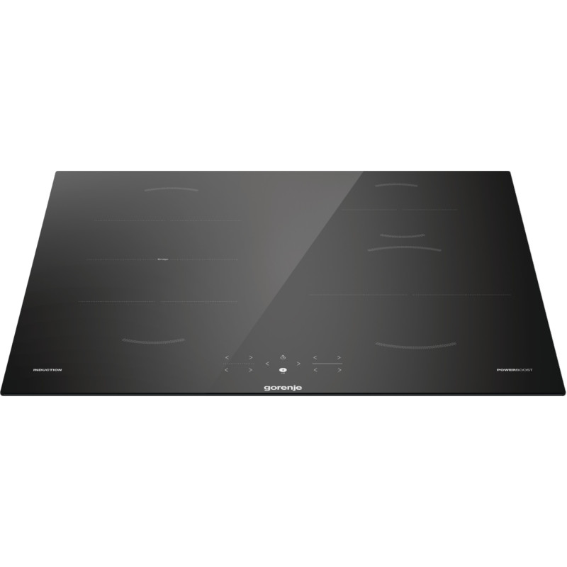 Gorenje Варильна поверхня індукційна, 60см, PowerBoost, TouchControl, поєднання конфорок, чорний