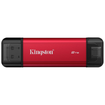 Kingston Портативний SSD Kingston 2TB USB 3.2 Gen 2 Dual USB-A R1050/W950MB/s