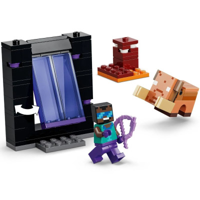 LEGO Конструктор Minecraft Подорож до Нижнього світу та Порталу до Краю LEGO Конструктор Minecraft Подорож до Нижнього світу та Порталу до Краю