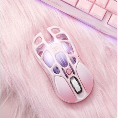 GravaStar Миша Mercury M1 Pro, magnesium alloy body, BT/WL/USB-A, RGB, Sakura Pink GravaStar Миша Mercury M1 Pro, magnesium alloy body, BT/WL/USB-A, RGB, Sakura Pink