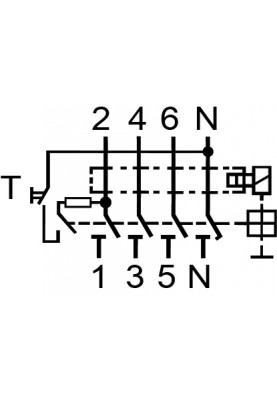 ETI Реле дифференциальное (УЗО)4р EFI-P4 63/0,3 тип AC (10kA)