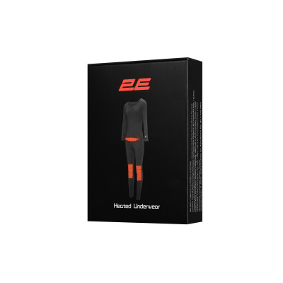 2E Tactical Чоловіча термобілизна з підігрівом eFiber for Men Black, розмір XXL