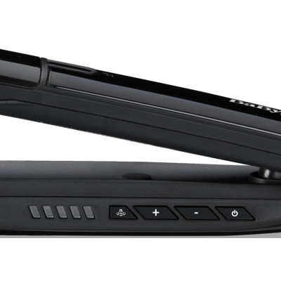 BaByliss ST496E, Випрямляч для волосся з функцією парі, 67 Вт, чорний