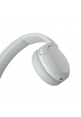 Sony Навушники On-ear WH-CH520 BT 5.2, SBC, AAC, Wireless, Mic, Білий