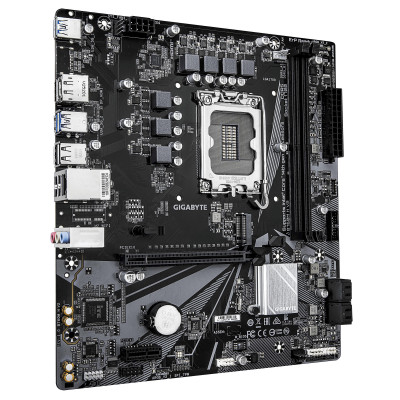 Gigabyte Материнська плата B760M H V2 s1700 B760 2xDDR4 M.2 HDMI DP mATX Gigabyte Материнська плата B760M H V2 s1700 B760 2xDDR4 M.2 HDMI DP mATX