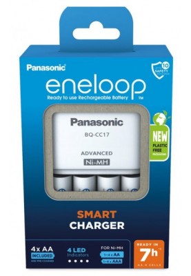 Panasonic Зарядний пристрій Advanced Charger+ Eneloop 4AA 2000 mAh NI-MH
