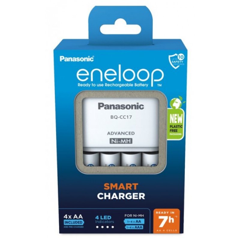 Panasonic Зарядний пристрій Advanced Charger+ Eneloop 4AA 2000 mAh NI-MH