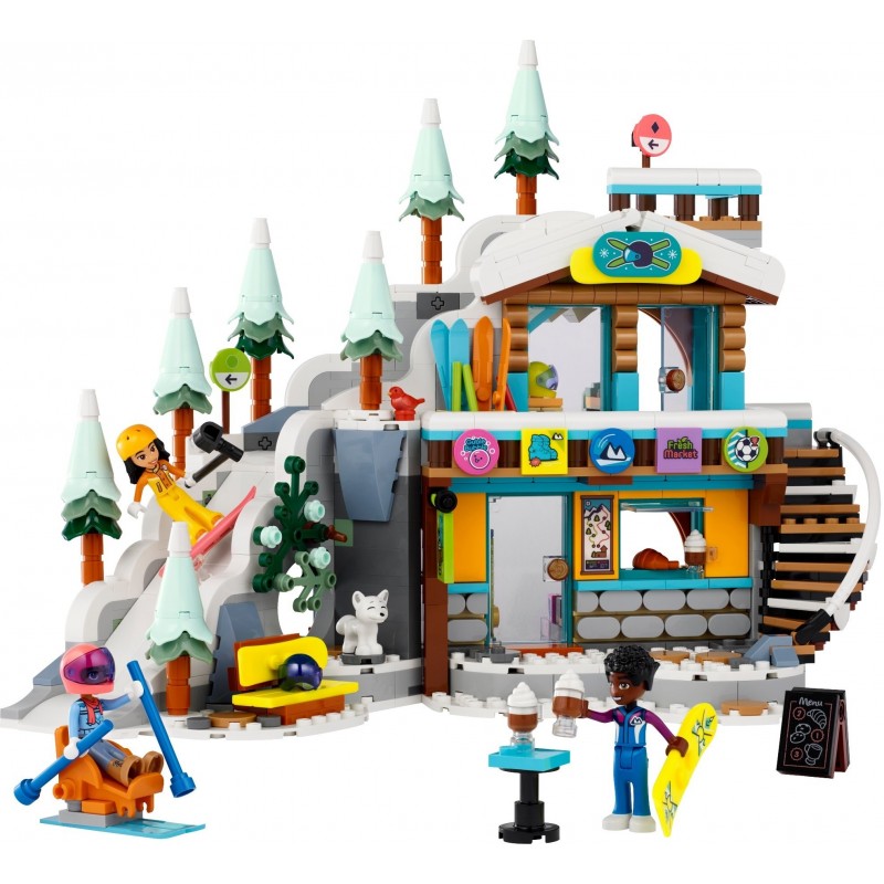 LEGO Конструктор Friends Святкова гірськолижна траса й кафе