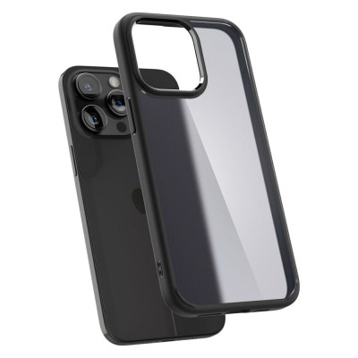 Spigen Чохол для Apple iPhone 15 Pro Max, Ultra Hybrid, Frost Black