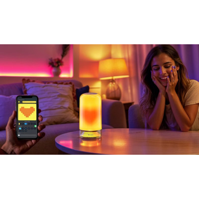 Govee Настільний світильник розумний H6022 Table Lamp 2, RGBICWW, WI-FI/Bluetooth, білий