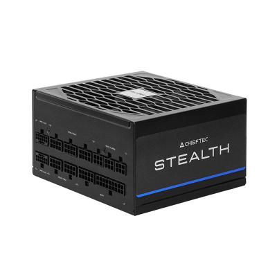 Chieftec Блок живлення Stealth (1200W), >92%, 80+ Platinum, 135мм FDB, 1xMB 24pin(20+4), 2xCPU 8pin(4+4), 2xMolex, 10xSATA, 3xPCIe 8pin(6+2), 2