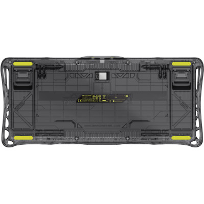 GravaStar Клавіатура механічна Mercury K1 Lite 80keys, GravaStar x BSUN Grey, BT/WL/USB, чорний