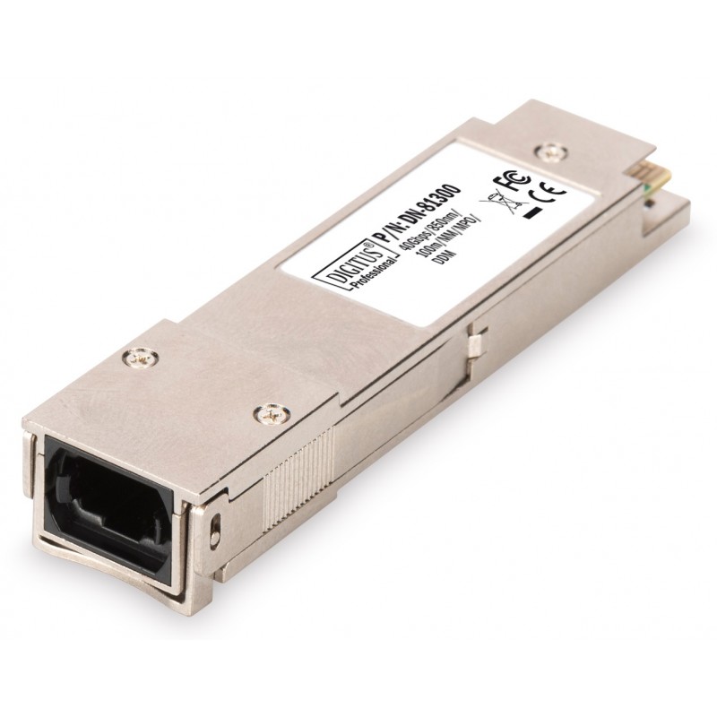 Digitus Модуль QSFP+ 40 Gbps, MM OM3, 850nm, 100m, MPO