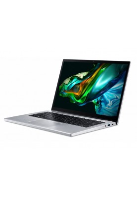 Acer Ноутбук Aspire 3 Spin 14 A3SP14-31PT 14" WUXGA IPS Touch, Intel P N200, 8GB, F256GB, UMA, Lin, сріблястий