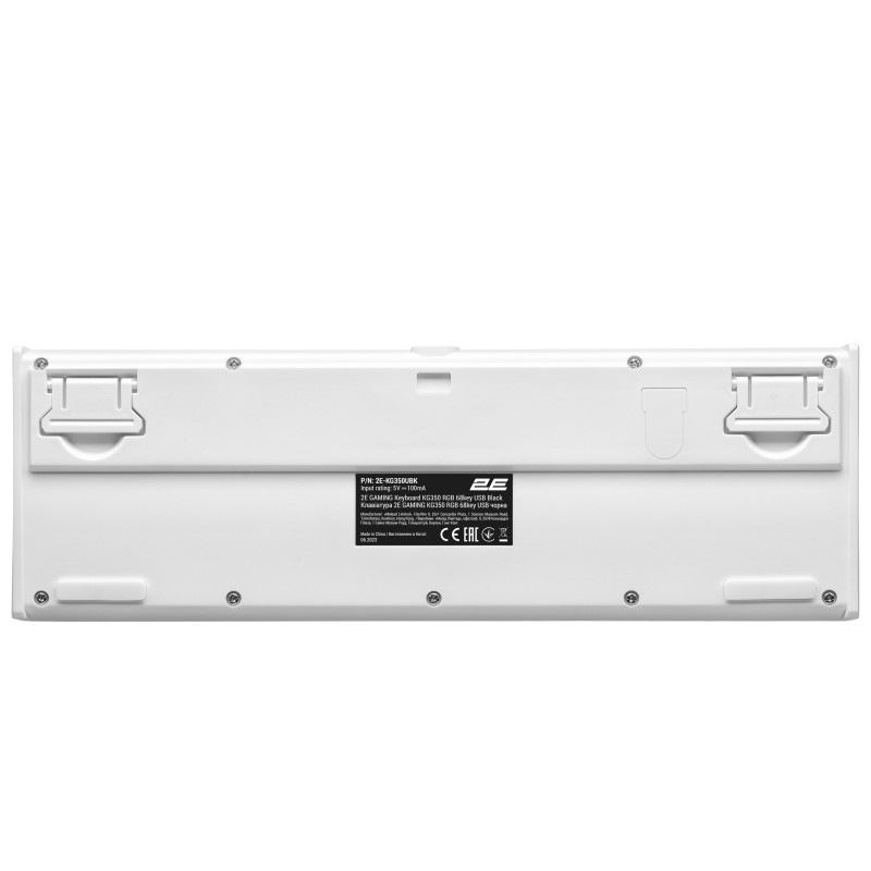2E Gaming Клавіатура ігрова KG350 RGB 68key USB White Ukr