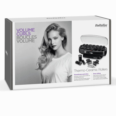 BaByliss Термо бігуді, 50Вт, 90-140 ° C, кейс, кераміка, чорний