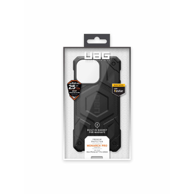 UAG Чохол для Apple iPhone 14 Pro Max Monarch Pro Magsafe, Kevlar Black