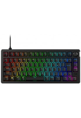 HyperX Клавіатура механічна Alloy Rise 75key, Red, USB-A, EN/UA, RGB, чорний