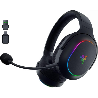 Razer Гарнітура ігрова Barracuda X Chroma, BT/WL, RGB, чорний