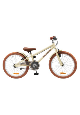 Miqilong Дитячий велосипед RM 20" бежевий