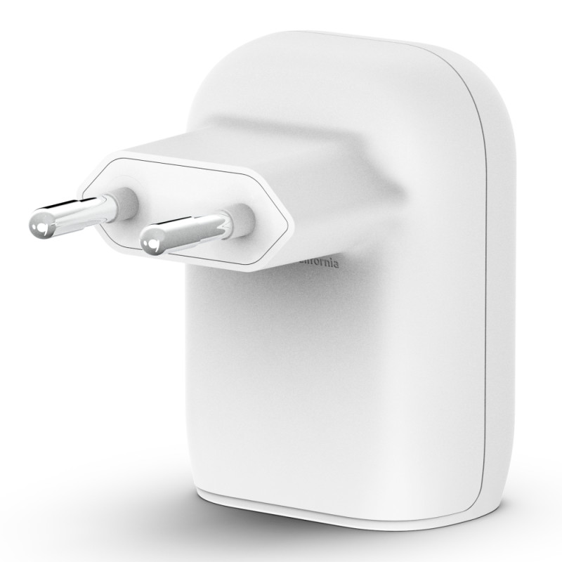 Belkin Зарядний пристрій мережевий 37Вт USB-C PD PPS 25Вт, USB-A 12Вт, білий