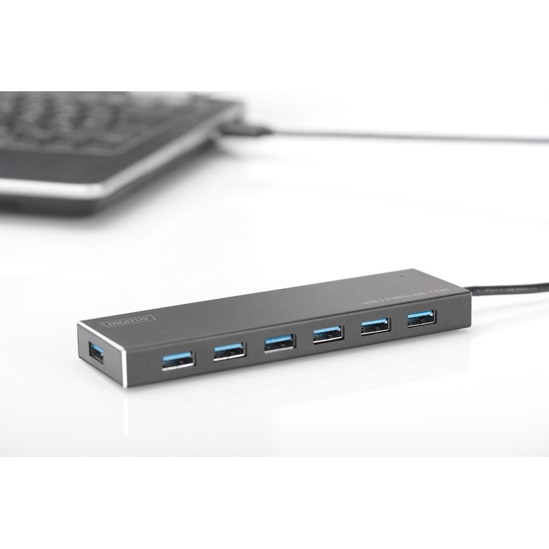 Digitus Концентратор USB 3.0 Hub, 7 Port