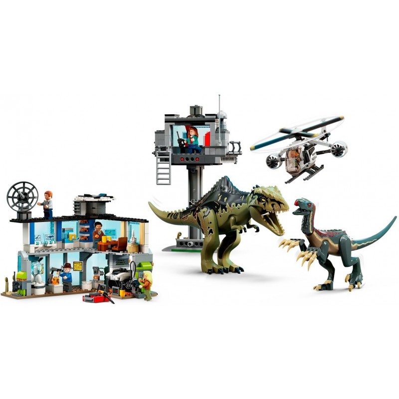 LEGO Конструктор Jurassic World Атака гігантозавра та теризинозавра