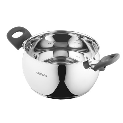 ARDESTO Каструля Gemini Cremona, скляна кришка, 4.0 л, нержавіюча сталь