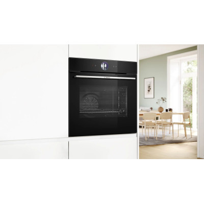 Bosch Духовий шафа електричний, 71л, A+, дисплей, конвекція, піроліз, чорний
