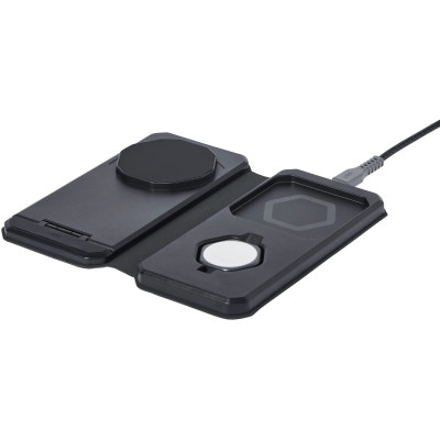 UAG Портативне бездротове зарядне пристрій 3в1 Travel Charger, Black/Grey