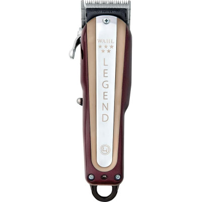 Wahl Машинка для стрижки Legend Cordless, акум., роторний мотор, насадок-8, гребінець, олія в компл, сталь, бордовий