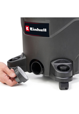 Einhell Пилосос професійний 1930 А, 1500 Вт, пластик 30 л, 190 мбар, шланг 2.5 м, кабель 3 м, розетка 2 кВт, 4.7 кг