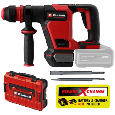 Einhell Молоток відбійний акумуляторний Einhell TP-DH 18/4 Li BL - Solo 18Вт 4Дж 4600уд/хв 2.88кг без АКБ та ЗП Einhell Молоток відбійний акумуляторний Einhell TP-DH 18/4 Li BL - Solo 18Вт 4Дж 4600уд/хв 2.88кг без АКБ та ЗП