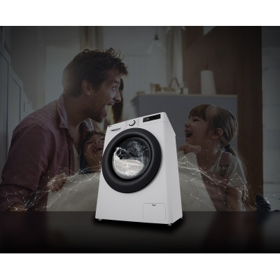 LG Пральна машина фронтальна, 9кг, 1200, A, 48см, дисплей, пара, інвертор, білий
