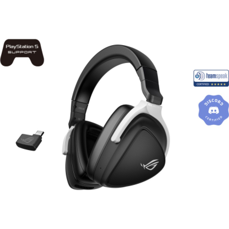 ASUS Гарнітура ROG Delta S Wireless Black/White 90YH03IW-B3UA00