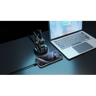 GravaStar Зарядний пристрій мережевий Alpha65 65Вт USB-C/USB-A, серій