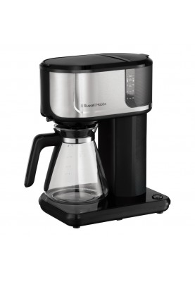 Russell Hobbs Кавоварка Attentiv, 1.25л, мелена, чорно-срібний