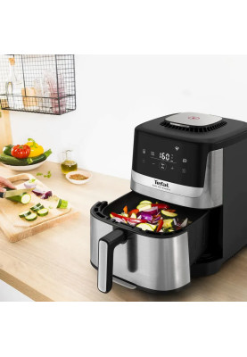 Tefal Мультипіч Easy Fry Silence, 1670Вт, чаша-5л, сенсорне керув., 10 програм, пластик, нерж.