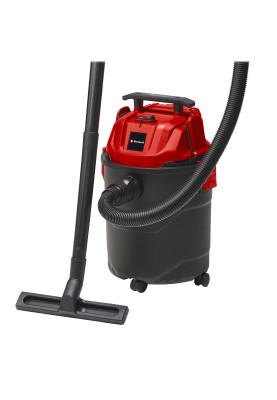 Einhell Пилосос професійний TC-VC 1820, 1250 Вт, пластик 20 л, 180 мбар, шланг 1.5 м, кабель 3 м, 3.6 кг
